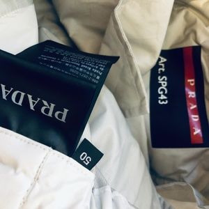 prada active nylon trousers